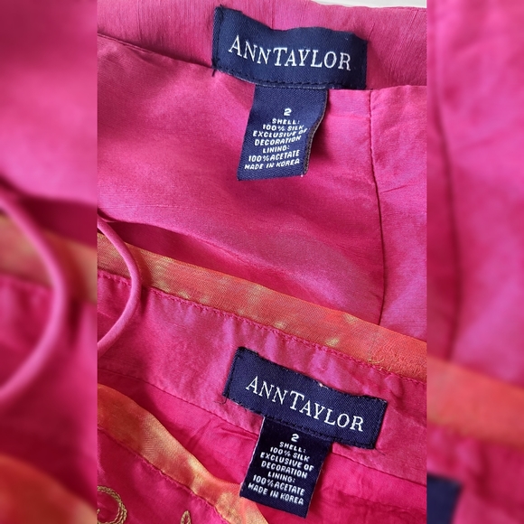 Ann Taylor 2 Piece Silk Outfit - Picture 2 of 6